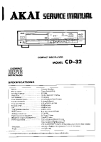 Akai CD-32-Service-Manual